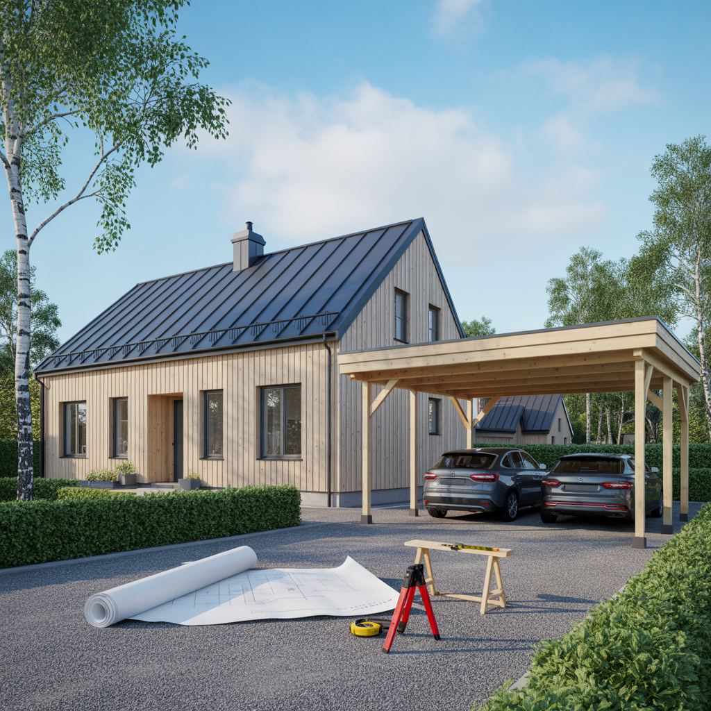 bygga carport bygglov dimensionering och kostnader