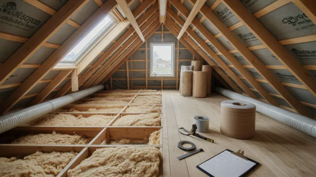 isolera vinden r tt steg f r steg materialval ventilation energibesparing kostnad och rot avdrag
