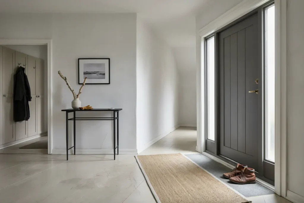 renovering av entr och hall i villa i sundsvik