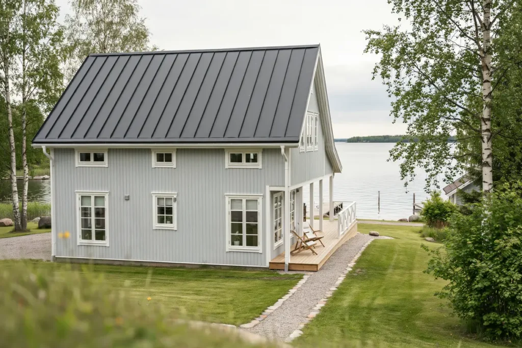 takoml ggning och renovering av veranda p villa i trosa n