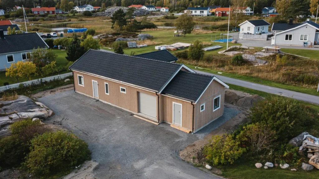 totalentreprenad f r attefallsgarage 30 kvm i trosa strand